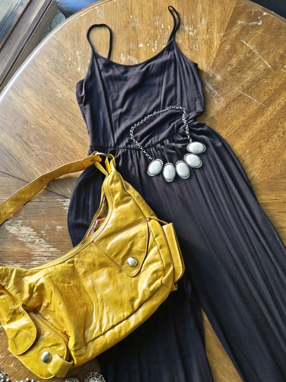 Antistar Black Wide-Leg Jumpsuit - Size L - Picture 5 of 5